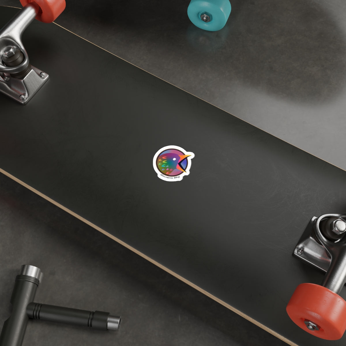 Discourse Blog Rainbow Pride Bird Stickers