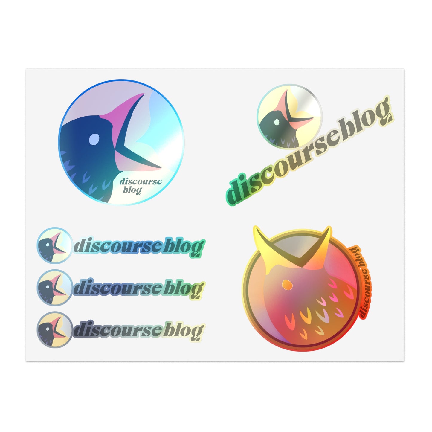 Discourse Blog Variety Sticker Sheets