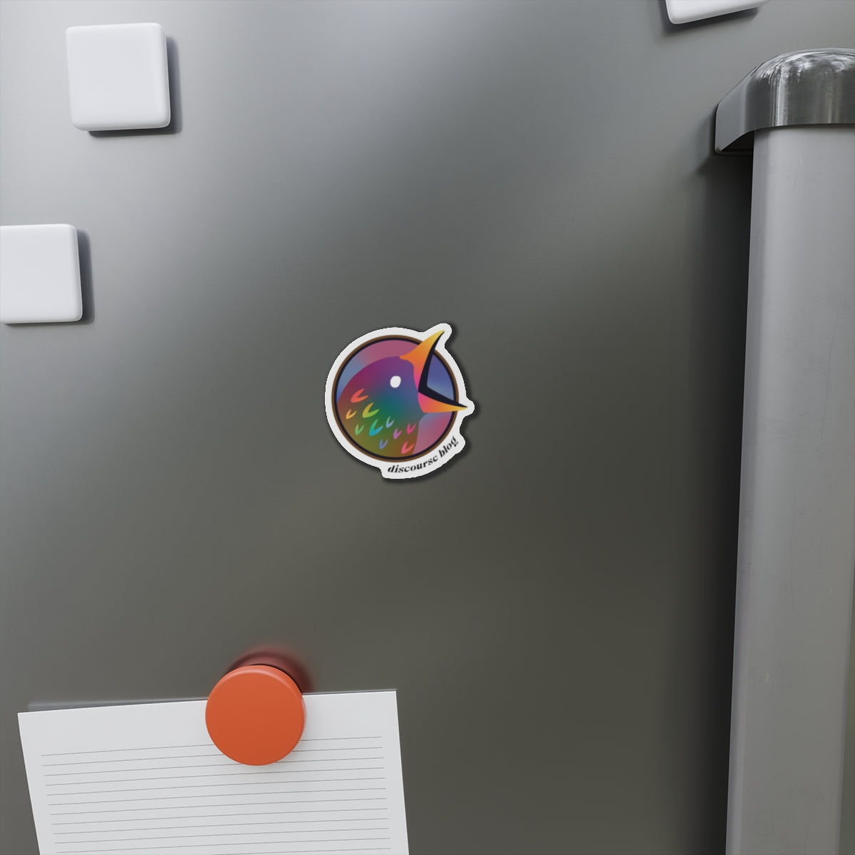 Discourse Blog Rainbow Pride Bird Magnets