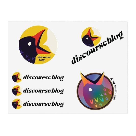 Discourse Blog Variety Sticker Sheets